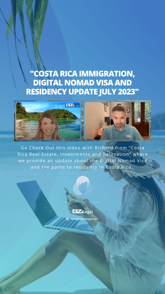 COSTA RICA IMMIGRATION, DIGITAL NOMAD VISA, RESIDENC
